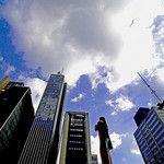 O céu da avenida Paulista, foto por http://www.flickr.com/photos/jairo_abud